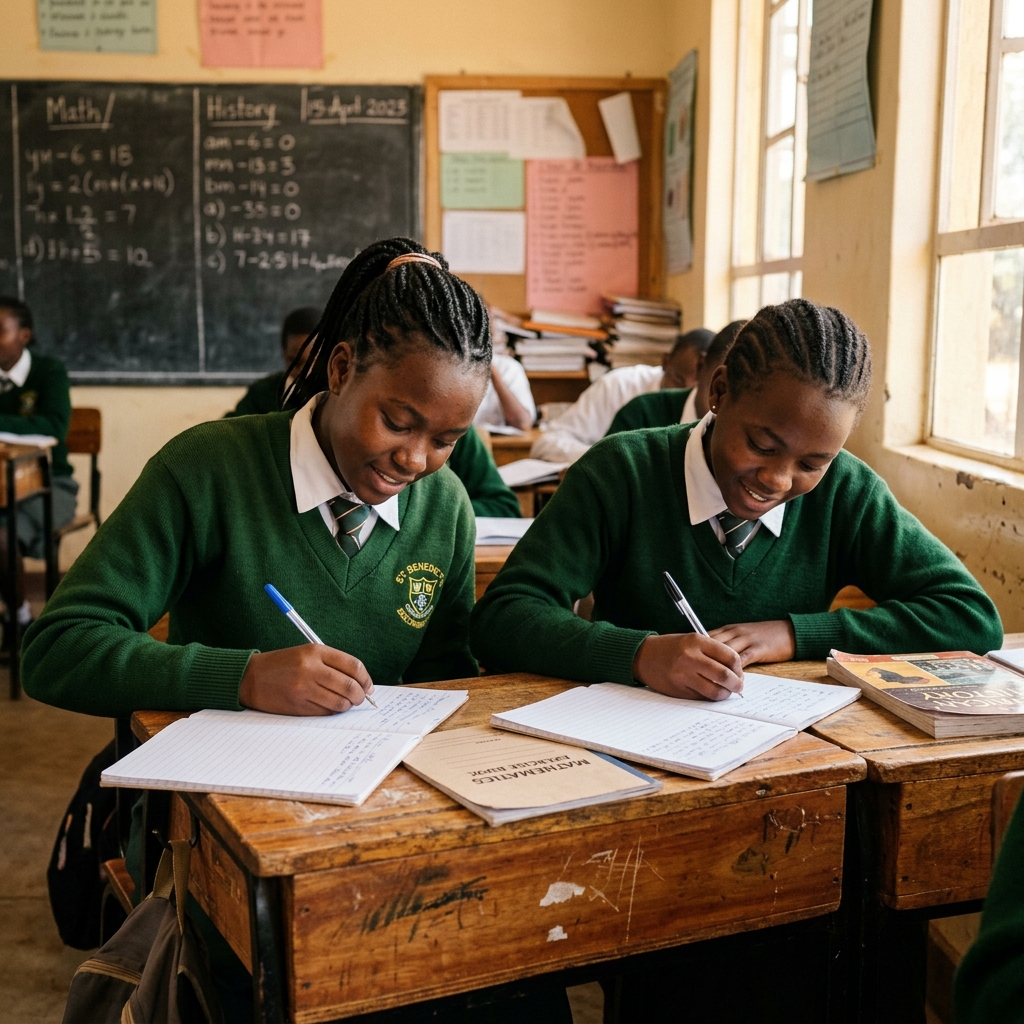 Students learning